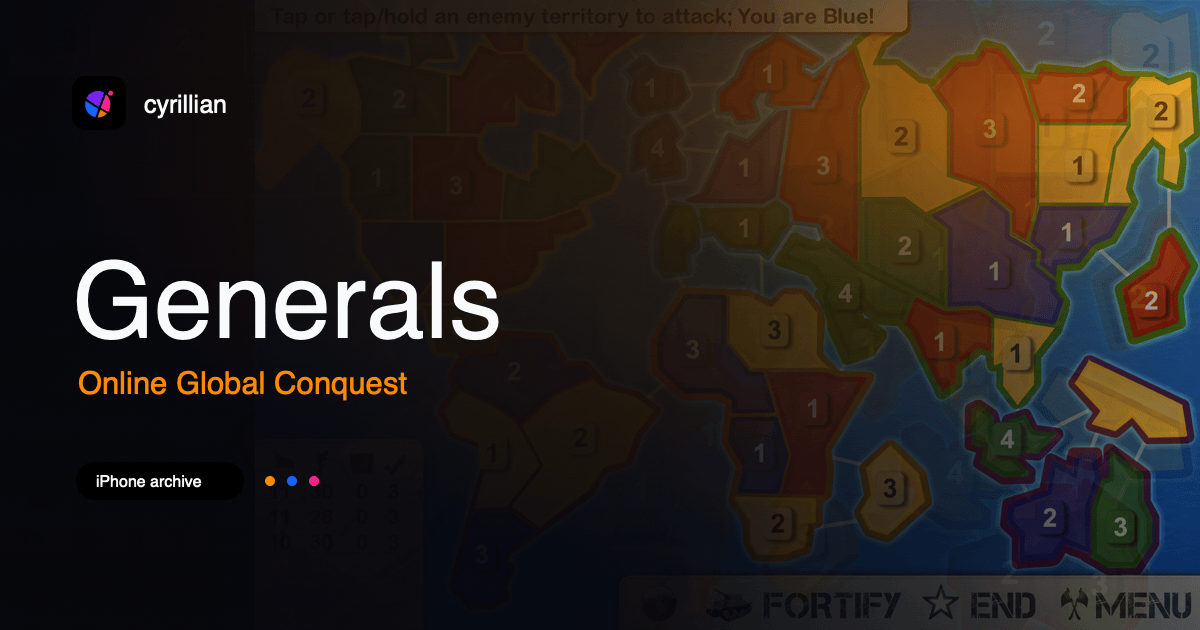 Generals: Online Global Conquest - Cyrillian